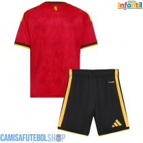 Camisa de time de futebol Bélgica Replicas 1º Equipamento Infantil Mundo 2026 Manga Curta (+ Calças curtas)